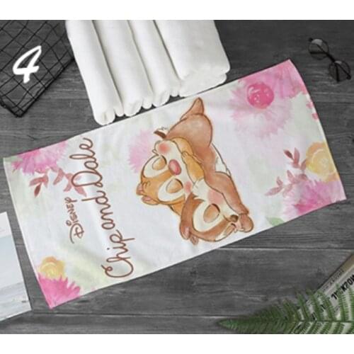 Disney Chip Dale Style Anime Figures Cartoon Product Cosplay Accessories Customized Bath Towel Children Washcloth