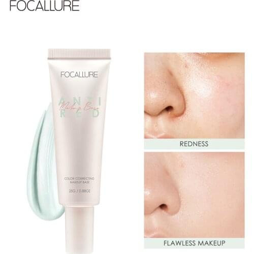 FOCALLURE Face Primer Makeup Light Concealer oil control flawless Long-lasting Moist Professional Facial Cream Cosmetics