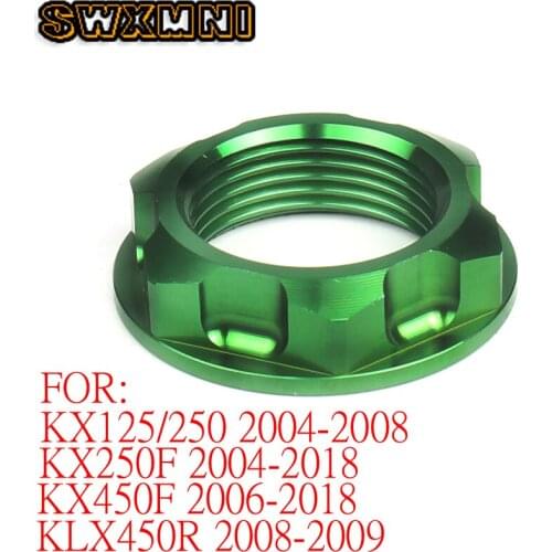 Motorcycle Steering Stem Nut Bolt For Kawasaki KX125 KX250 KX250F KX450F KLX450R KX 125 250 250F 450F KXF 450 KLX 450R 2004-2018