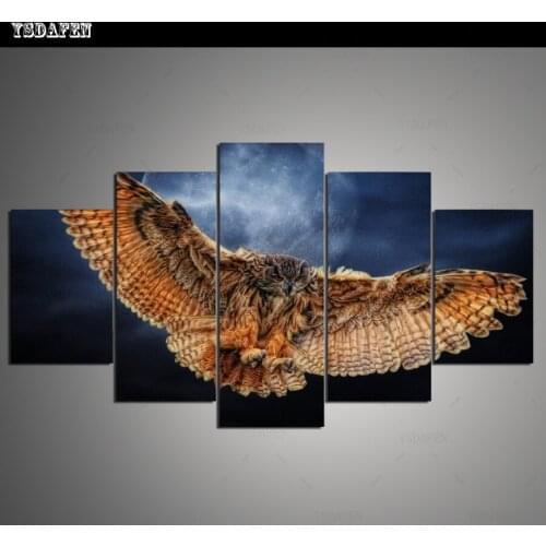 HD Printed Painting Canvas Printing Owl painting Room decor print poster picture canvas Framed Art HG-150