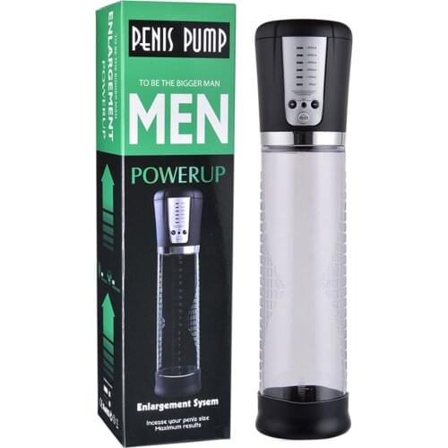 Sex toy automatic penis enlargement exercise tool male vibrator electric penis extension vacuum train thrust male masturbator