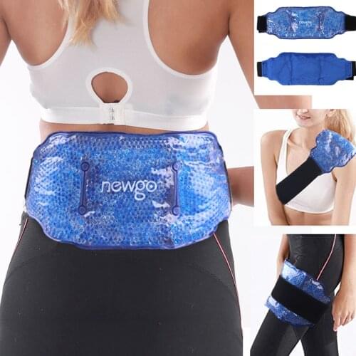Gel Ice pack for Sports Injuries Relief Pain Reusable Cold Pack support Back Waist Knee Ankle Hot Cold therapy wrap ice bag