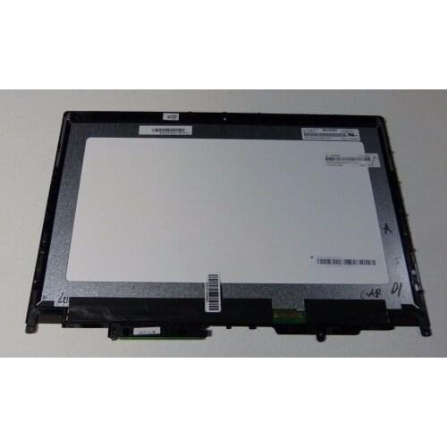 LP133WF4-SPA1/LQ133M1JX15 For Lenovo Thinkpad Yoga 370 13 LCD Screen+Touch Digitizer Assembly FHD 01HW909 1920x1080 with frame