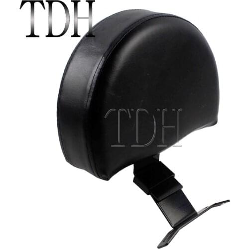Motorcycle Parts Black Adjustable Comfy Plug-In Driver Rider Backrest for Harley Softail Classic Bike 2018 2019 Up