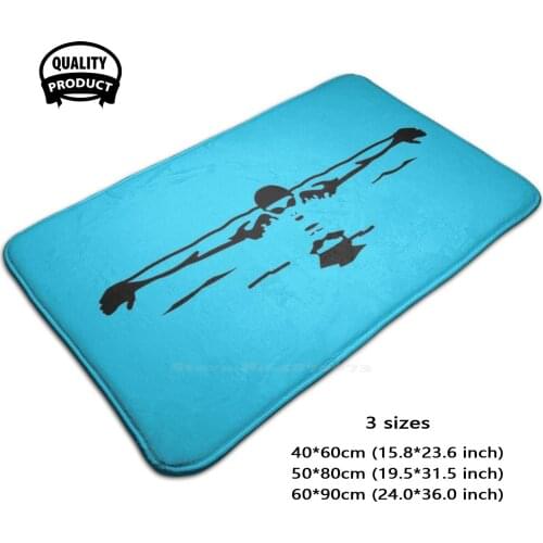 Swimmer Soft House Family Anti-Slip Mat Rug Carpet Swim Sports Nageur To Bathe Bath Swimmer Sibosssr
