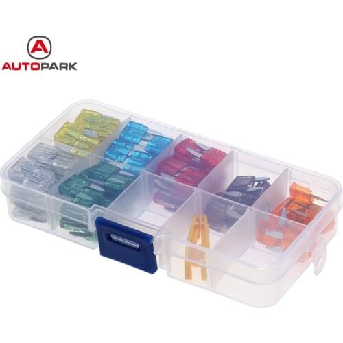 120pcs MINI Blade Fuse Assortment Auto Car Motorcycle SUV FUSES Kit 5A 7.5A 10A 15A 20A 25A 30A Auto Blade Type Fuses with Clip