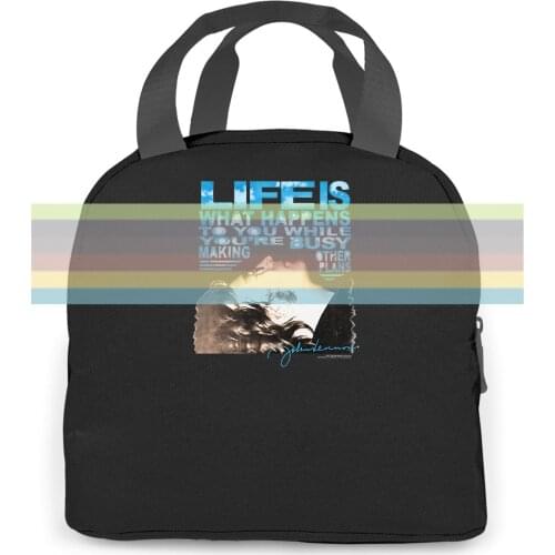 NEW NWT John Lennon Other Plans White , Officially Licensed 2X women men Portable insulated lunch bag adult