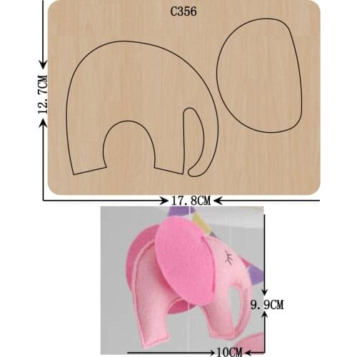 New elephant Wooden die Scrapbooking C-356 Cutting Dies