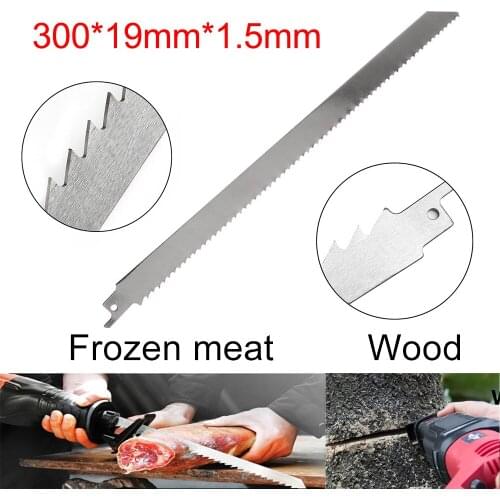 300mm Reciprocating Sawblade Meat Bone Ice Cutting Stainless Steel Sawblade Power Meat Cutter Meat Saw Ice Saws Saw For Bone