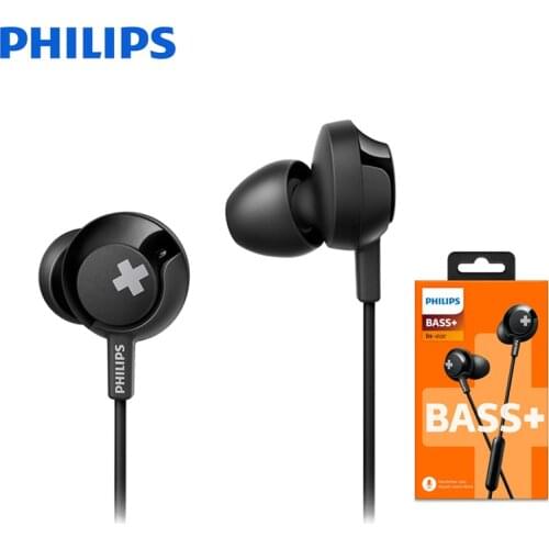 Philips SHE4305 3.5mm In-Ear Wired Earphone With Noise Canceling Stereo Bass Headset for Xiaomi Huawei Support Official Test
