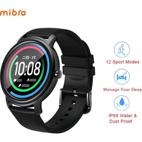 Mibro Air Smart Watch 1.28inch Touch Screen Waterproof Sleep Monitor Fitness Heart Rate Tracker Magnetic Charging Sport Watch