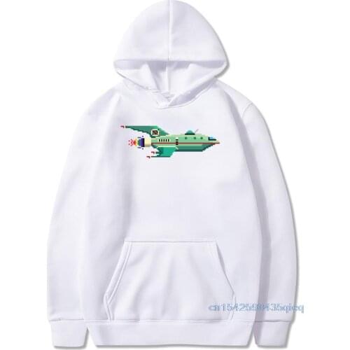 Craft Hoodies Printing A Rocketship To The Moon Kazakhstan Soft Fabric Men Sweatshirt Unique Funky Skellington Long sleeve