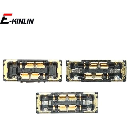 Inner FPC Connector For iPhone 12 mini 12 11 Pro Max Battery Clip Contact Pins Holder On Motherboard Flex Cable