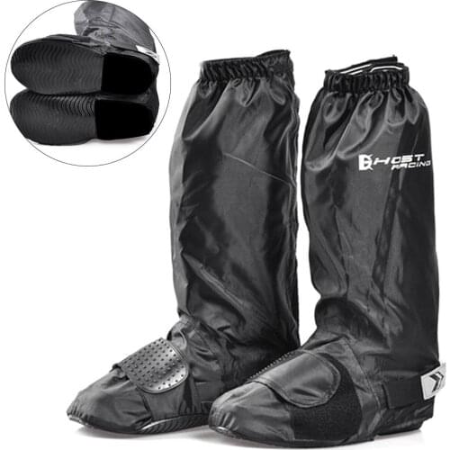Waterproof Motocross Motorcycle Gear Bike Shoes Rain Covers Reusable Anti-Slip Rain Snowshoes Zipper Shoes for GHOST RACING