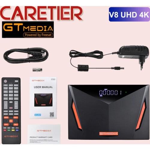 Gtmedia V8 UHD DVB-S2/S2X DVB-T2 DVB-C ATSC-C ISDBT Built WiFi satellite receiver better V8 NOVA V9 Super with DHL shipping free