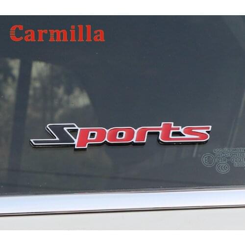 3D Sport Emblem Logo Auto Truck Decor Pattern Badge Sticker for Chevrolet Cruze Lacetti Aveo Captiva Trax Sail for GAZ Gazelle