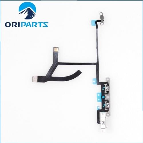 5pcs/lot Original For iPhone Xs Max Volume Flex for iPhone Xs Max Audio Flex with Buttons and metal plate