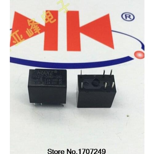 Free Shipping 10pcs/lot 100% new original relay HUIKE HK23F-DC5V-SHG HK23F-5V-SHG Can replace G5V-1-5VDC