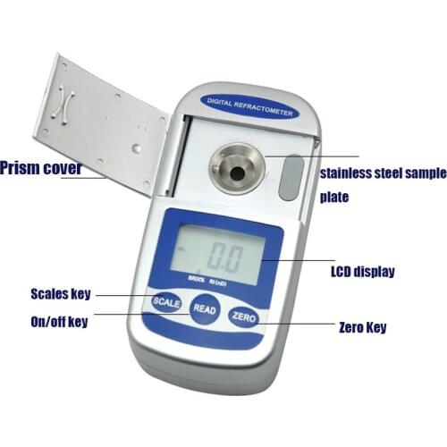 Free shipping Digital Sugar brix refractometer Brix 0-65%brix PDR101 (Single scales)