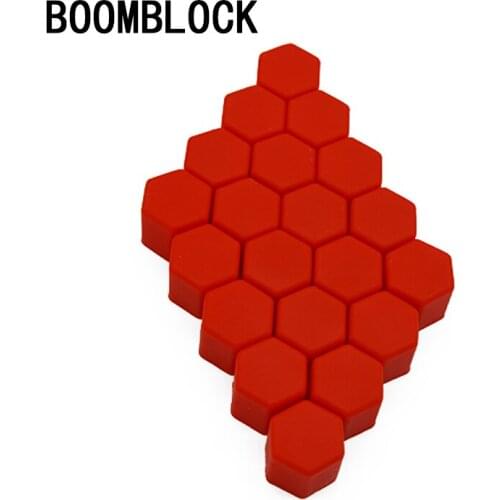 BOOMBLOCK 20Pcs Silicone Car Wheel Hub Screw Cover Cap For Volvo S60 Hyundai i30 Camry Suzuki Swift SX4 Nissan Qashqai Juke 2017