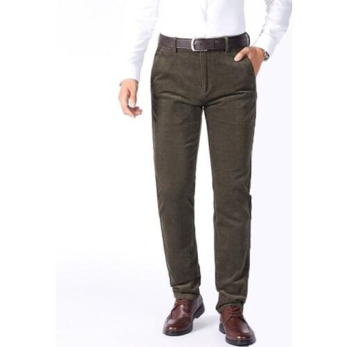 Мужские вельветовые брюки BROWON China At AliExpress