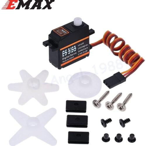 4pcs/lot EMAX ES3153 Mini Size High Torque 17g Digital Servo 2.5KG 0.14sec For Align trex 450