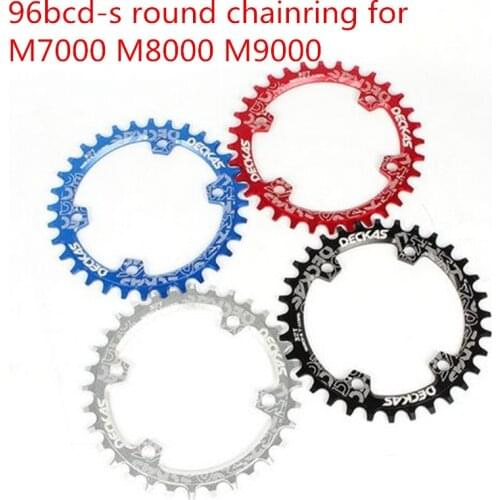 Deckas round Mountain bike bicycle Chainring BCD 96mm 32/34/36/38T 96BCD-S 7-11 speed for M7000 M8000 M9000 crank