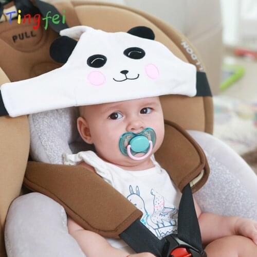 Childrens Dozing and Sleeping Artifact In-car Sleep Aid Belt Cartoon Baby Safety Seat Head Fixing Belt Baby Pillows