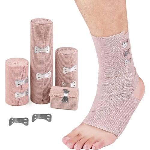 Elastic Bandage Colorful Self-Adhesive Skin Tone Outdoor Sports Wrap Tape Fixed Belt for Knee Finger Ankle Palm First Aid Kit