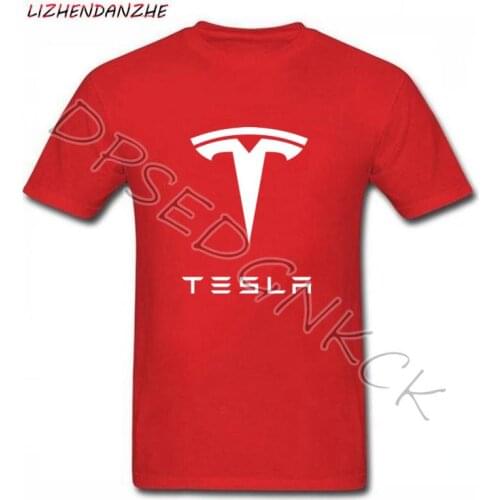 Super electric car race T-shirt clothing mens sports top high-quality cotton short-sleeved brand car T shirt AUTO 086