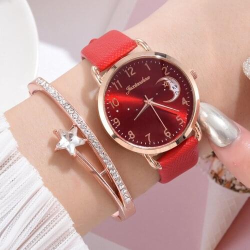 Sleek Minimalist Fashion With Strap Dial Womens Quartz Watch Gift Watch Rhinestone Watch Ladies Quartz Wrist Watch Bracelet Set