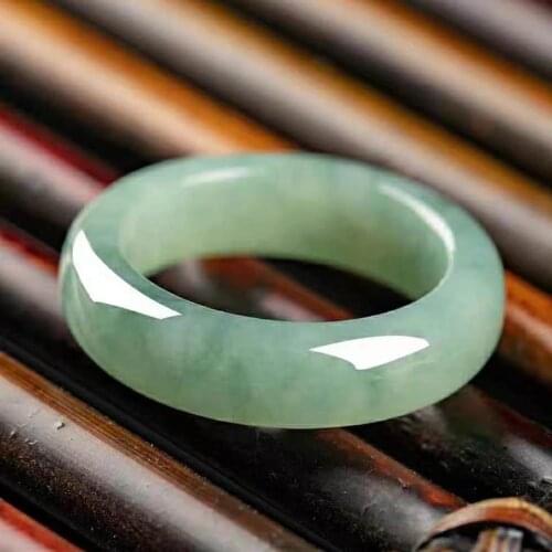 Classic natural jade ring, simple jade ring, women’s party wedding jewelry gift
