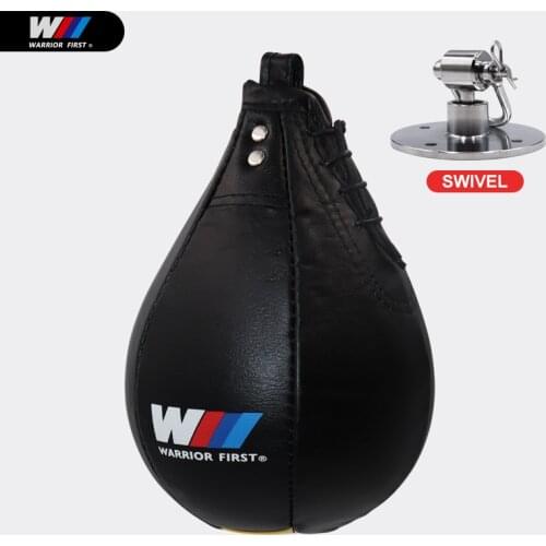 Inflatable Boxing Pear Shape Cow Leather Speed Ball Punch Bag Exercise Speedball Speed bag Punch Fitness Training Ball