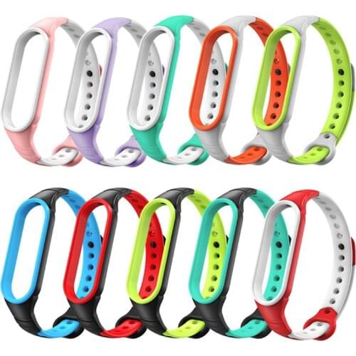 Strap for Xiaomi Mi band 6 5 Bracelet Wristband Sports Breathable Bracelet For Miband 6 5 Replacement Strap