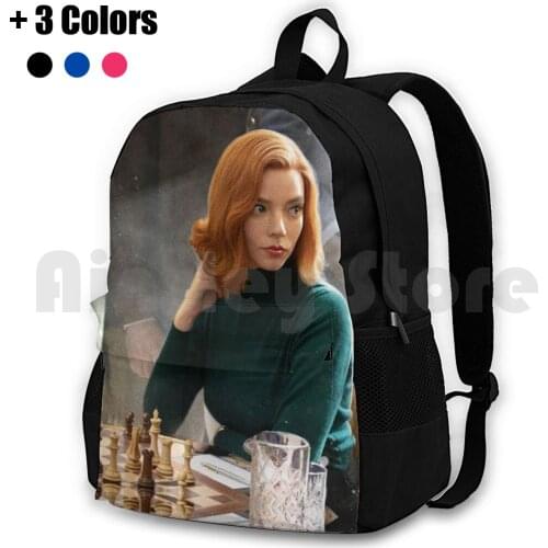 The QueenS Gambit Anya Taylor Outdoor Hiking Backpack Riding Climbing Sports Bag Queen Queens Gambit The Queens Gambit Beth