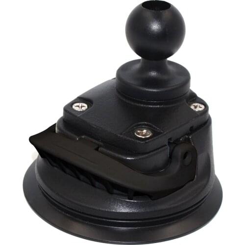 Free punch 1 inch ball head powerful suction cup detection equipment bracket with 1 inch ball head