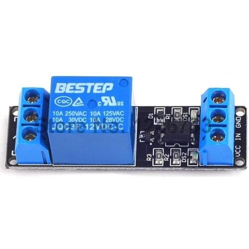 10pcs 1 Channel Relay Module 12V Low level triggered for Arduino ARM PIC AVR DSP