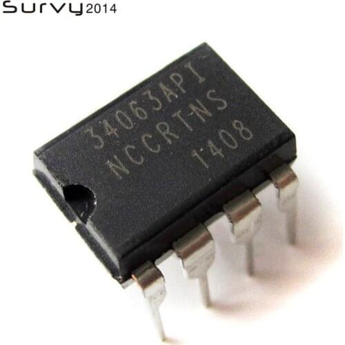 10PCS MC34063API DIP8 MC34063AP1 DIP MC34063 34063API DIP-8 New IC