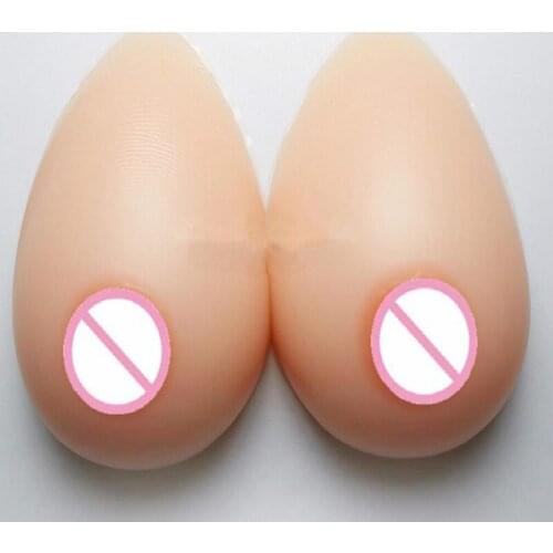 1800g/pair Lifelike Woman Artificial Breast Forms Silicone Boobs Transgender 42DD 44D 46C F Cup Silicone Butt Pads Nipple Cover