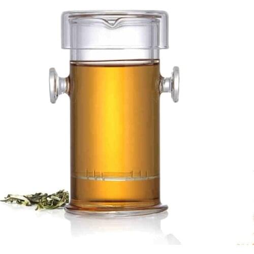 220ml Glass Tea Pot With Filter Pote De Vidro atacado Chinese Kung Fu Kettle Set Heat-resistant Drinkware Free Shipping