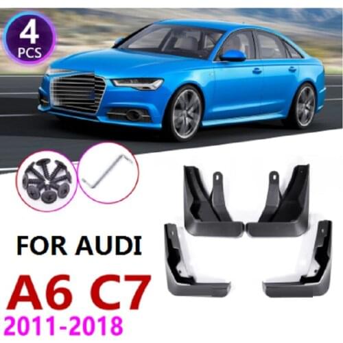 Mudflap for Audi A6 Sedan Saloon C7 2011~2018 Fender Mud Guard Splash Flaps Mudguards Accessories 4th 4 Gen