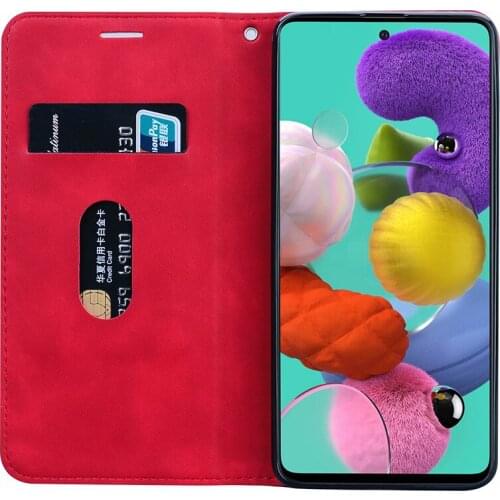 Leather Cover For Samsung Galaxy A10 A20 A30 A40 A50 A70 A10E A20E A50S A30S A10S A20S A71 Flip Case for Samsung Galaxy A51 Capa