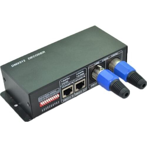 DMX512 Decoder LED Dimmer Driver RGB Controller DMX512 4 Channels Decoder Controller Dimmer For RGB LED Strip