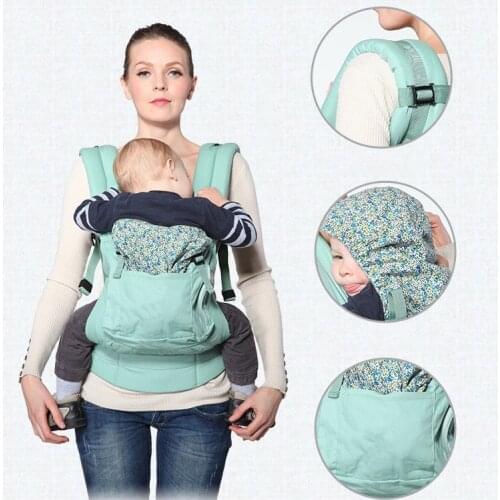 360 adapt omni Organic Cotton Ergonomic Baby Carrier, Adjustable Baby Sling with Activity & Gear, Portable Kid Carriage