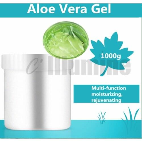 Aloe Vera Gel Ice Crystal Skin Cooling Sunburn Allergy Repair Gel Multi-functional Moisturizing Rejuvenating 1000g