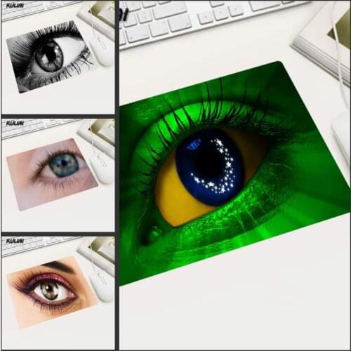 XGZ Beautiful Eye Close-up Small Size Home Office Computer Desktop Mouse Pad Professional Print Fadeless Tablet Mousepads Mat