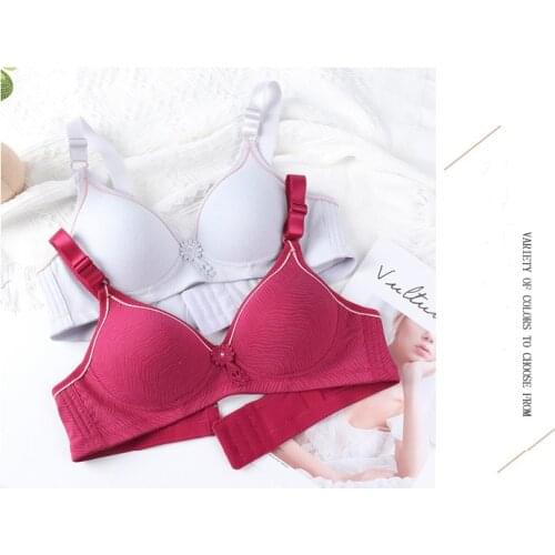 Bow Intimate Lingerie Bra one-piece dress underwear bralette everyday wear soft cotton brassiere Students daughter vs bh C15