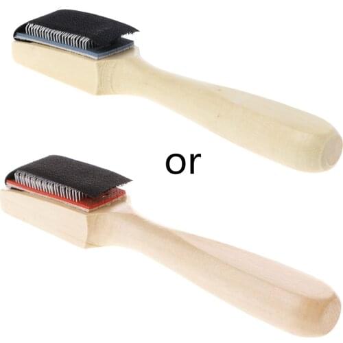 New Wood Suede Sole Wire Cleaners Dance Shoes Cleaning Brush For Footwear