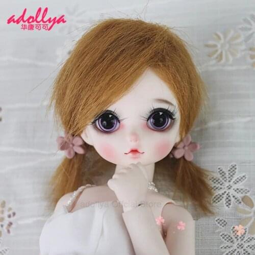 Adollya BJD Wig Doll Accessories Short Hair for Dolls Cartoon Anime Hairstyle Suitable for 1/3 1/4 1/6 Dolls