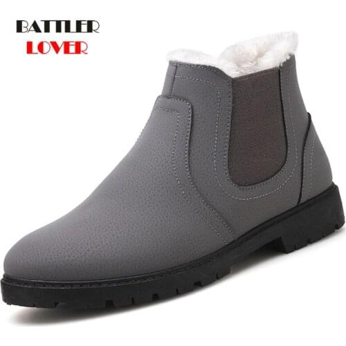 Casual Shoes Chelsea Men Boots Classic Fashion Ankle Boot Man work safety Winter Dress Shoes Cow Suede Business Homme Motorcycle